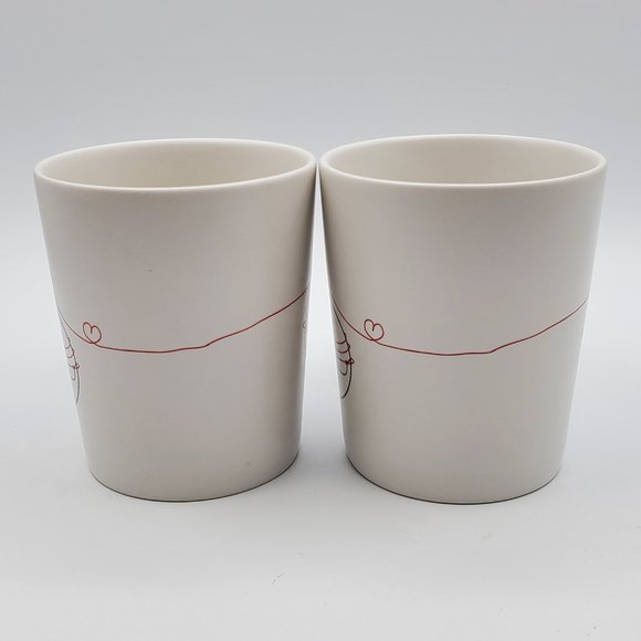 Two Treat It With Love Human Touch Global Long Distance Coffee Mugs Coffee Cups - Picture 4 of 6